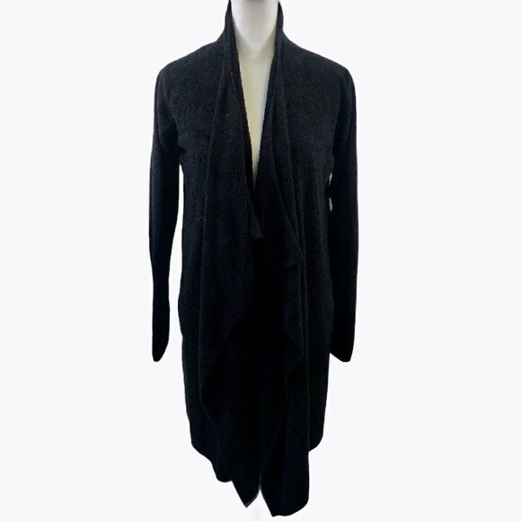 Barefoot Dreams Black Calypso Wrap Cardigan S/M - Picture 1 of 10
